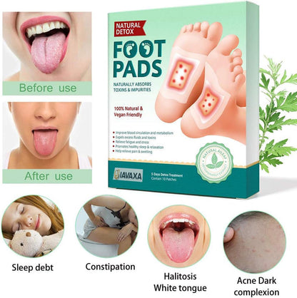 Fitpiick Deep Cleansing Herbal Foot Pads for Full body Detox & Natural Weight Management(2x5 packs) BUY 1 GET 1 FREE